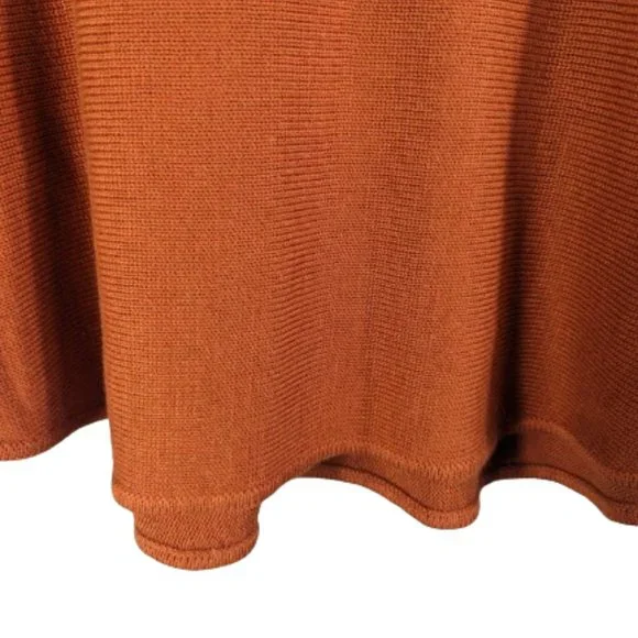 Michael Kors Tunic Brown Sweater with Zip Details Size L Cotton Blend NWT! - Picture 6 of 11